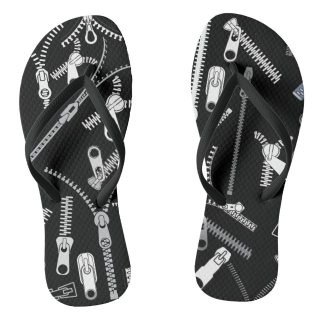 Chanclas Encuentra tus cremalleras.bx4 Black BG (Plantilla)