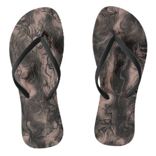 Chanclas Energía Nerviosa Grungy Resumen Mist Arte Desierto