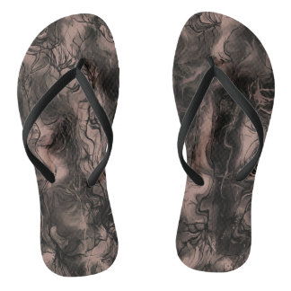 Chanclas Energía Nerviosa Grungy Resumen Mist Arte Desierto