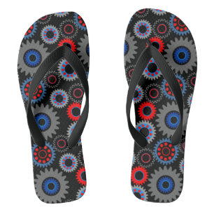 Chanclas Engranajes coloridos
