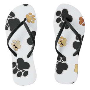 Chanclas Ennegrezca y broncee el blanco canino de la