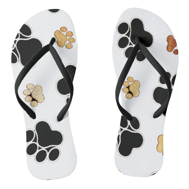 Chanclas Ennegrezca y broncee el blanco canino de la (Plantilla)