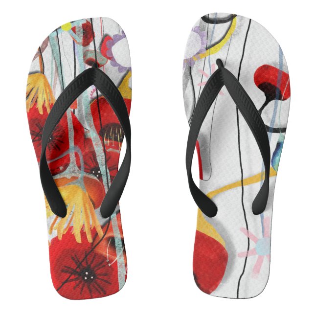 Chanclas ENORME Poppy ROJO (Plantilla)