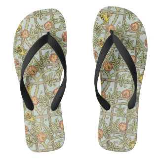 Chanclas Enrejado de William Morris, Textil de Jardín Vinta