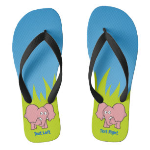 Chanclas Erupciones volcánicas del personalizado del elefan