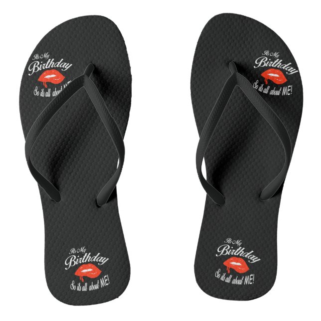 Chanclas Es mi cumpleaños, Flip Flops (Plantilla)