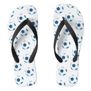 Chanclas Esbozo de bolas de fútbol