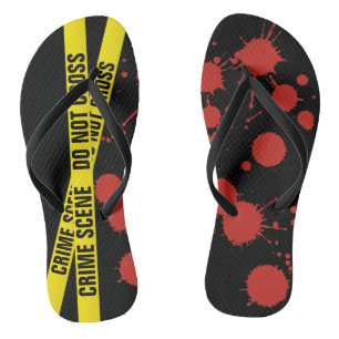 Chanclas Escena del crimen