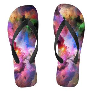 Chanclas Escenario vibrante abstracto de arte en la nube de