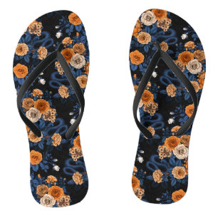 Chanclas Escondido en los rosas, naranja y azul