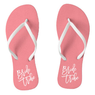 Chanclas Escritura del blanco de la tribu de la novia