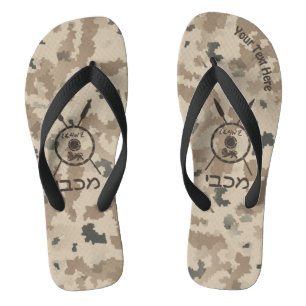 Chanclas Escudo De Macabetes Y Láminas Desérticas