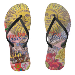 Chanclas España Sunshine español Travel Art