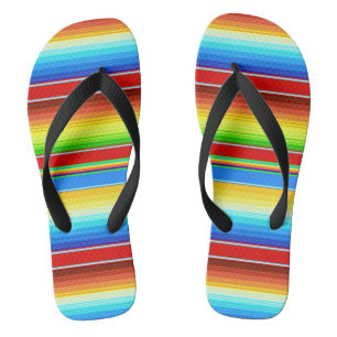 Chanclas Español tradicional combinado mexicano vibrante