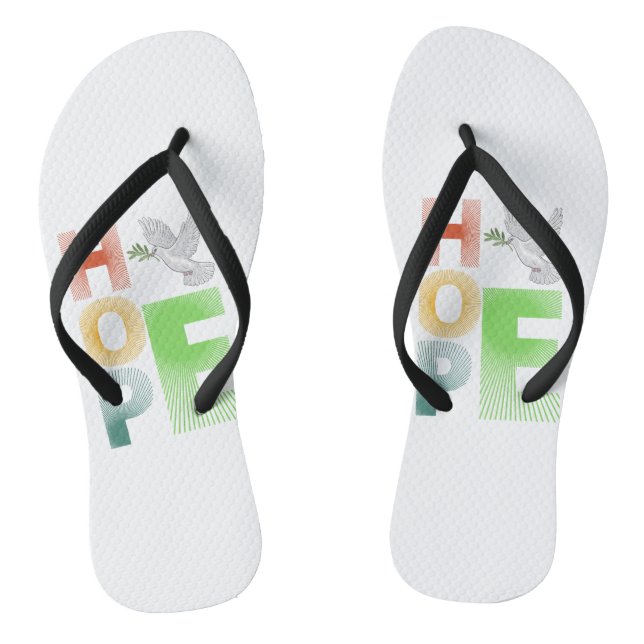 Chanclas Esperanza - Inspiradora fe cristiana (Plantilla)
