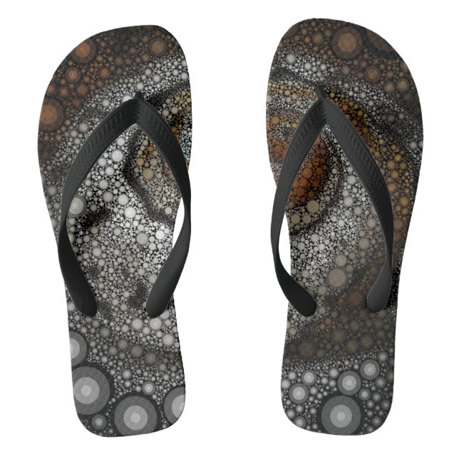 Chanclas Espiral de cáscara de plata (Plantilla)