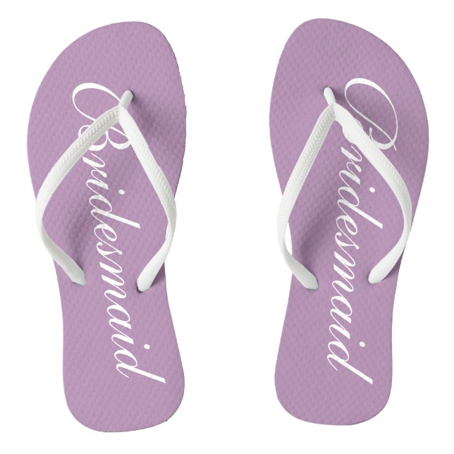 Chanclas Espliego de lavanda morado de la dama de honor bod (Plantilla)