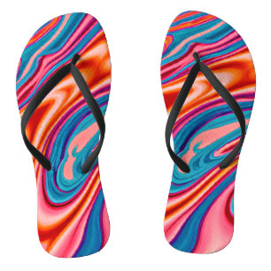 Chanclas Esquema de color artístico