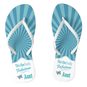 Chanclas Esta Es Una Mariposa Azul Tía Totalmente Fabulosa