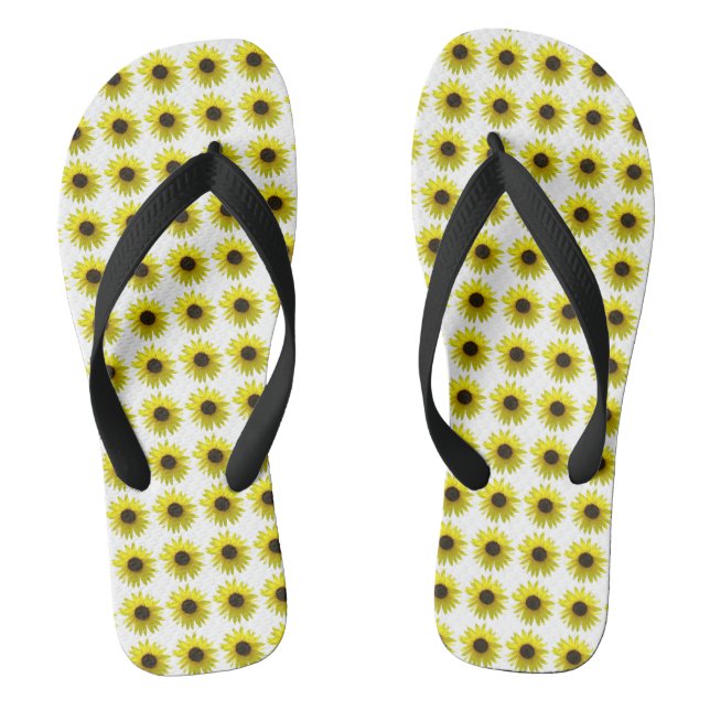 Chanclas Estampa de girasol (Plantilla)