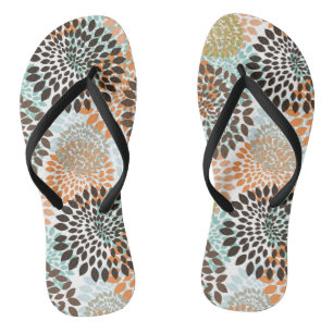 Chanclas Estampado de flores 10
