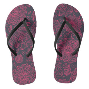 Chanclas Estampado de flores 13