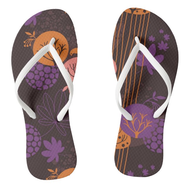 Chanclas Estampado de flores 2 2 (Plantilla)