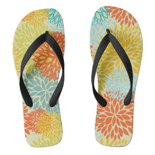 Chanclas Estampado de flores 3