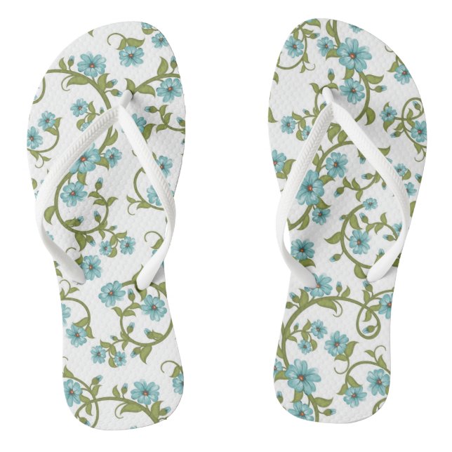 Chanclas Estampado de flores 5 (Plantilla)