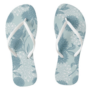 Chanclas Estampado de flores retro 2 3