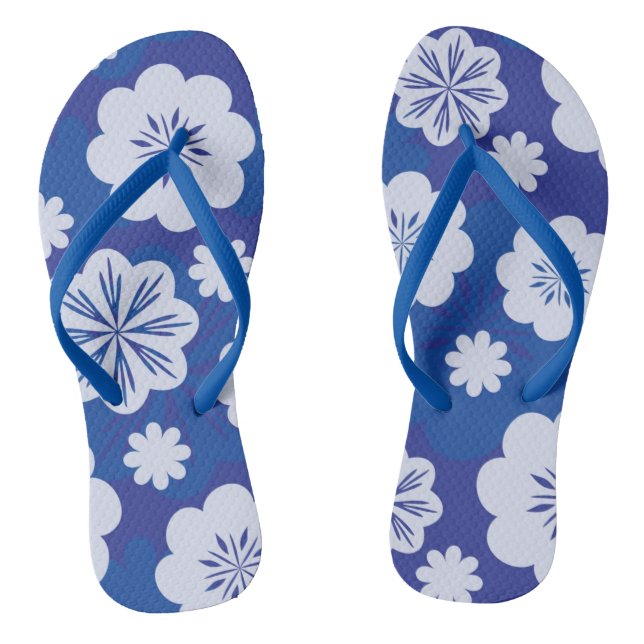 Chanclas  estampado floral (Plantilla)