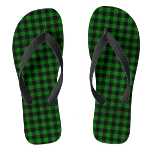 Chanclas Estilo de leñador - tela verde + tus ideas