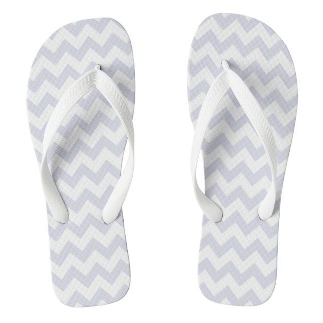 Chanclas Estiloso Flip Flops con patrones Chevron (Plantilla)