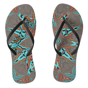 Chanclas Estrella fractal de un futuro feliz