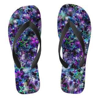 Chanclas estrellas del arco iris flechas de giro para adult