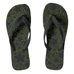 Chanclas Estrellas, estrellas, estrellas - Lime Green