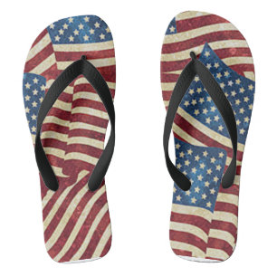 Chanclas Estrellas y rayas roscadas