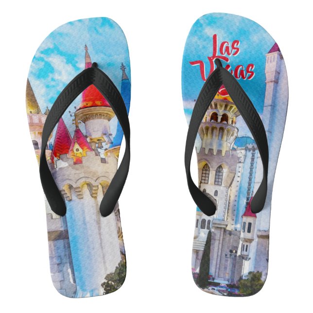 Chanclas Excalibur Las Vegas Flip Flops (Plantilla)