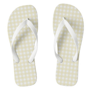 Chanclas F & L Yellow Gingham