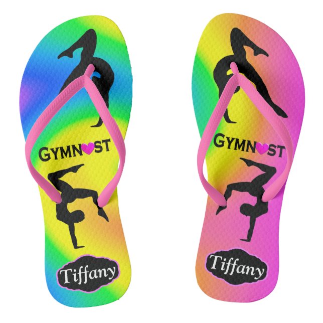CHANCLAS FABULOSOS FLUJOS DE GIMNASIO PERSONALIZADOS Y COLO (Plantilla)