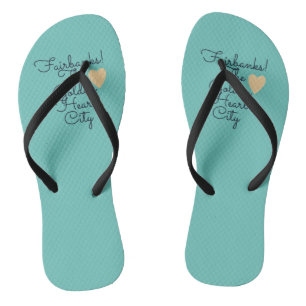 Chanclas Fairbanks Corazón Dorado Ciudad
