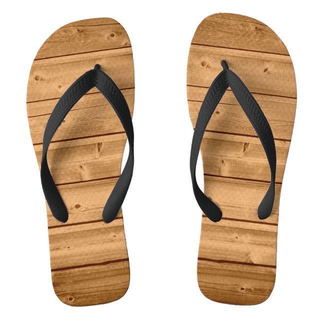 Chanclas Falso diseño de madera del tablón (Plantilla)