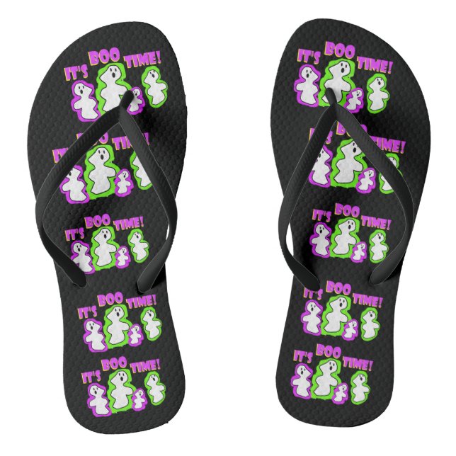 Chanclas Fantasma de Halloween  (Plantilla)