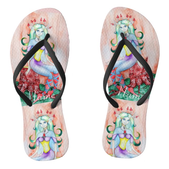Chanclas Fantasy Pixie Fairy Thunder_Cove (Plantilla)
