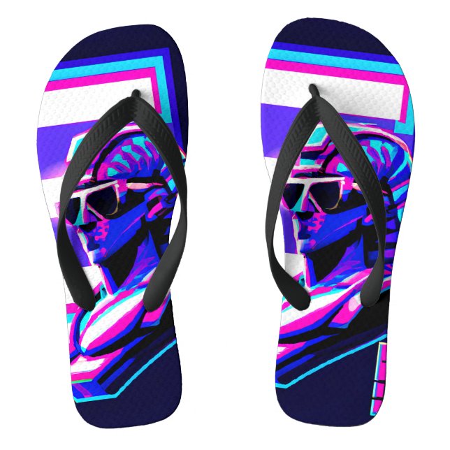 Chanclas Faraón Synthwave (Plantilla)
