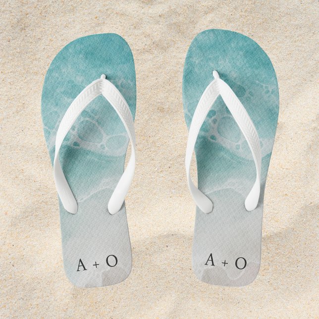Chanclas Favor de la boda de playa (Flip Flops Beach Wedding Favor)