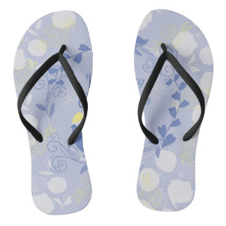 Chanclas Feliz navidad, navidades, pájaro, flores, naturale