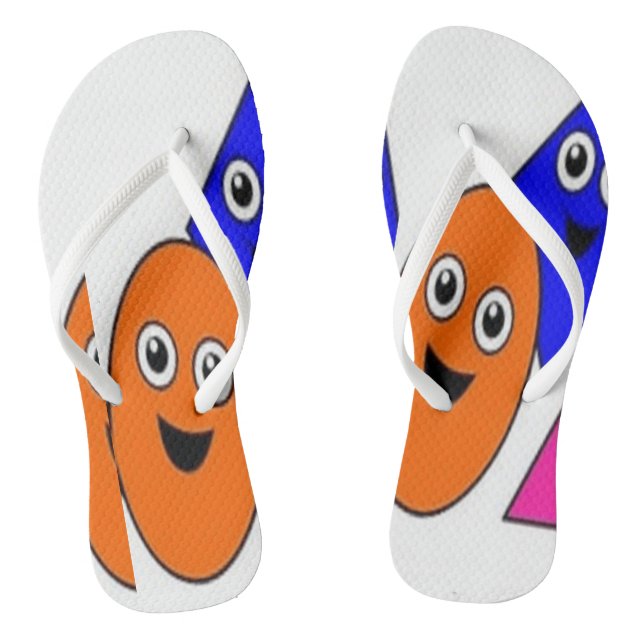 Chanclas feliz y sonriente (Plantilla)