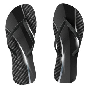 Chanclas Fibra de carbono 3 volteadas
