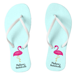 Chanclas Fiesta de Bachelorette Flamingle